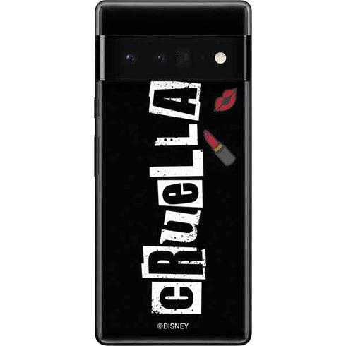 Disney Cruella (2021) Logo and Lipstick Google Pixel 6 Pro Skin